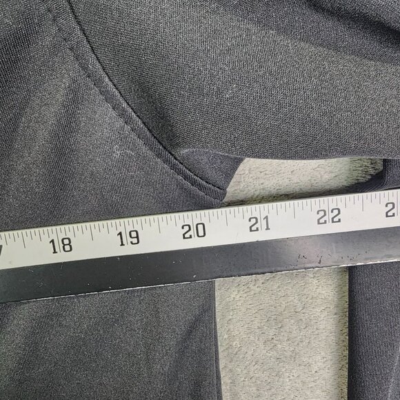 Mens Black Pullover Sweatshirt Oklahoma City Thunder NBA 1/4 Zip Long Sleeve M - Picture 8 of 10